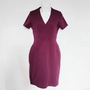 𝅺BURBERRY London Rare burgundy pencil dress size US 6